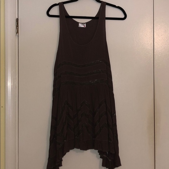 Free People Dresses & Skirts - Free People Trapeze Slip Brown